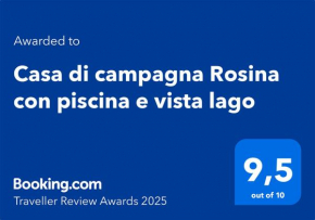 Casa di campagna Rosina con piscina e vista lago Gravedona